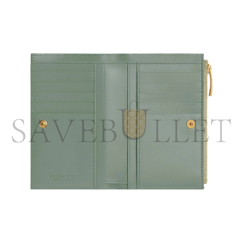b0tt*ga Ven*ta intrecciato medium bi-fold wallet 749940vcpp68369 (14.5*9.3*2cm)